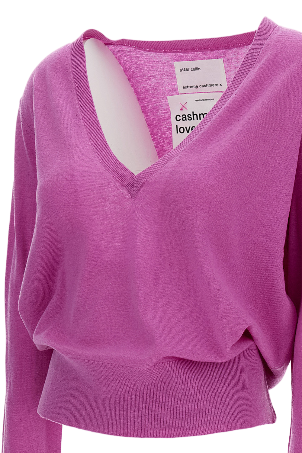 Oleander Pink N.467 Collin V-Neck Sweater