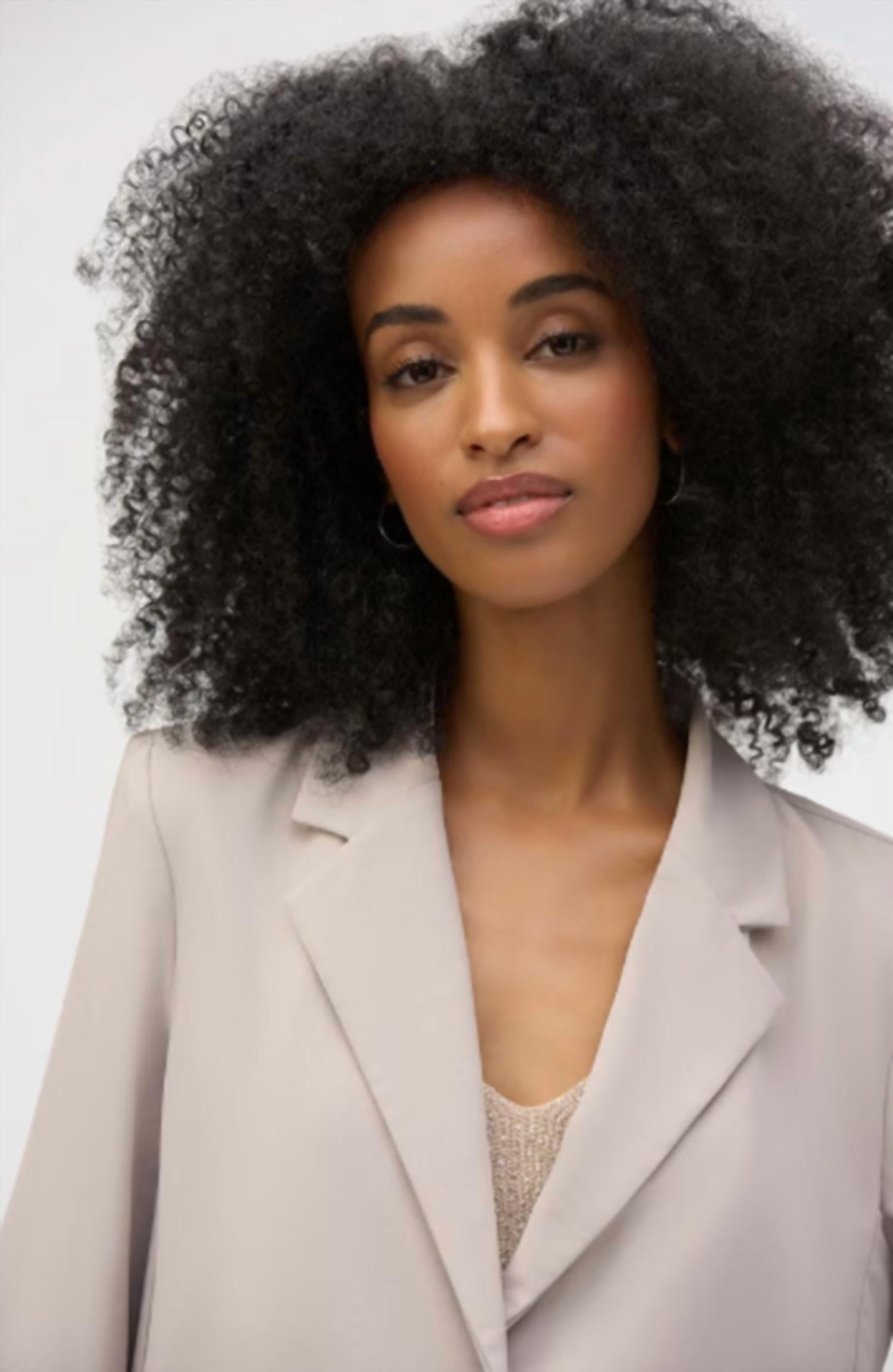 Cropped Collared Shirt In Dune