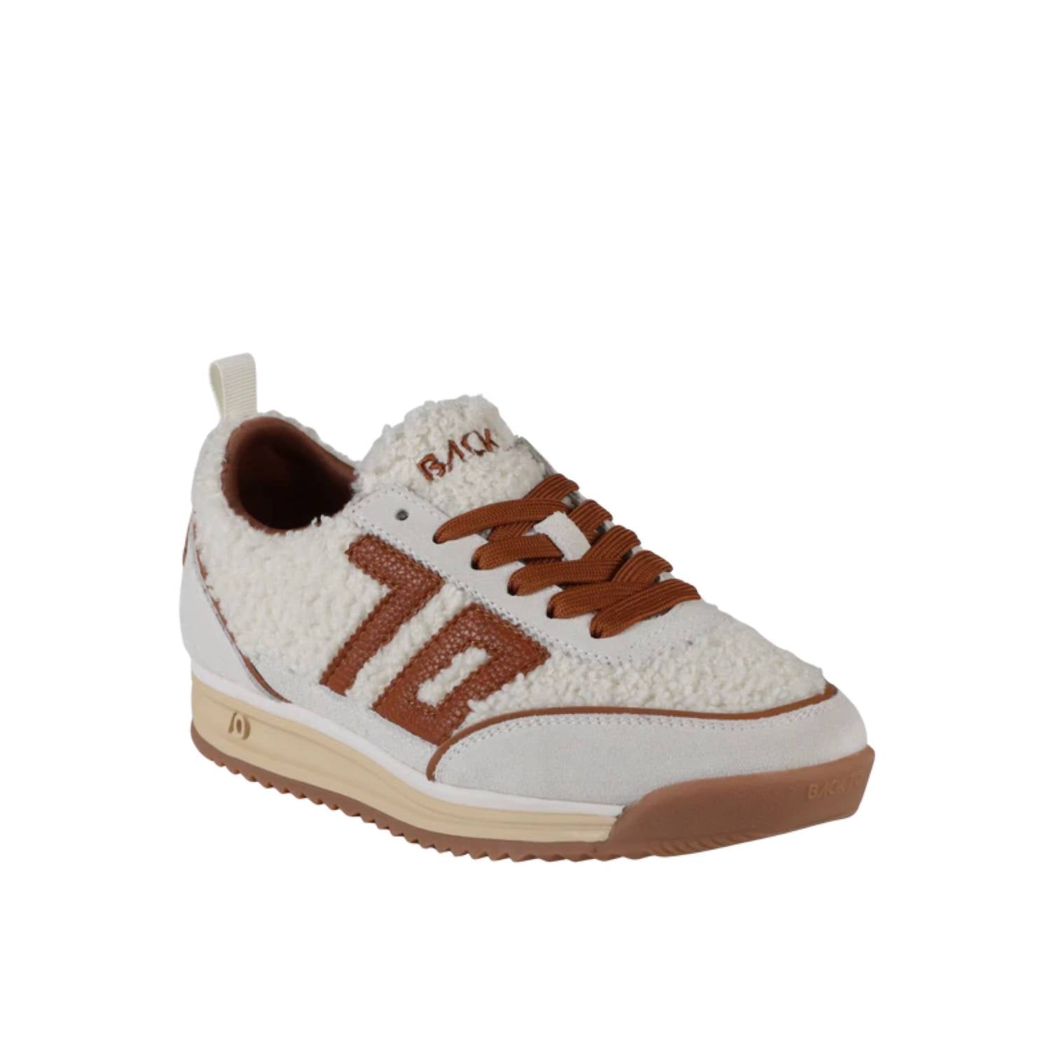 Women's Jogger Ft Sneakers In Milk Ice Cuoio
