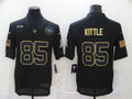 Men's San Francisco 49ers #85 George Kittle Black Alternate Game jersey