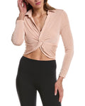 MARION Cross Back Ribbed Top
