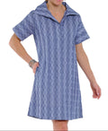 Savannah Mini Dress In Blue Diamond
