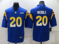 Men's Los Angeles Rams Eric Weddle #20 Blue Game Jersey1