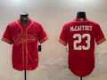 Men's San Francisco 49ers Christian McCaffrey #23 Scarlet Team Game jersey