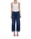 Kacey Mid Rise Cuffed Hem Jeans In Cultivate