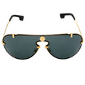 Versace Dark Gray Pilot Men's Sunglasses VE2243 100287 43