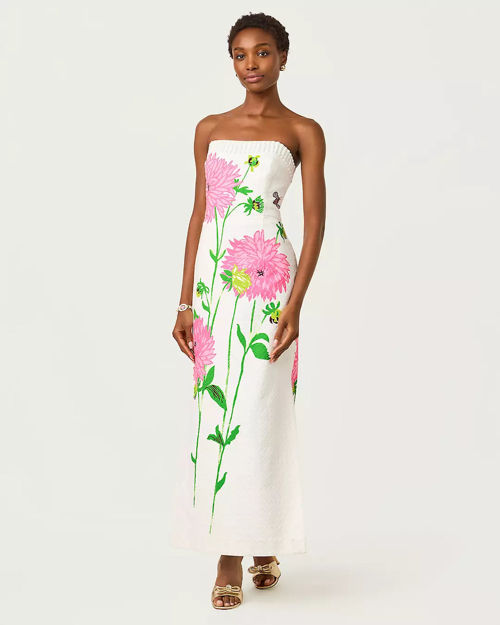 Elyse Strapless Stretch Maxi Dress