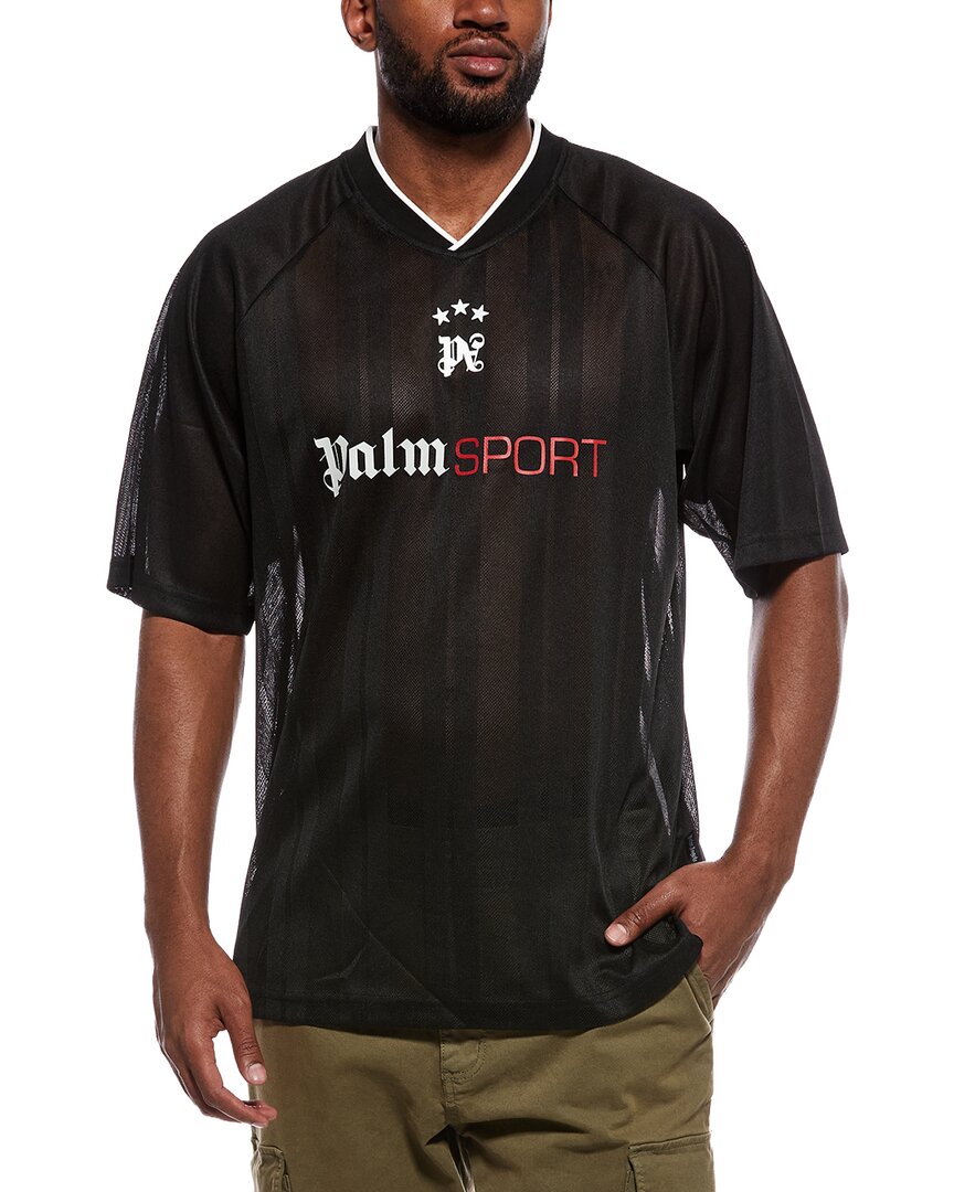 Palm Angels Mesh Logo T-Shirt