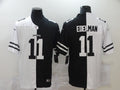 Men's New England Patriots Julian Edelman #11 Black/White Game Jersey1