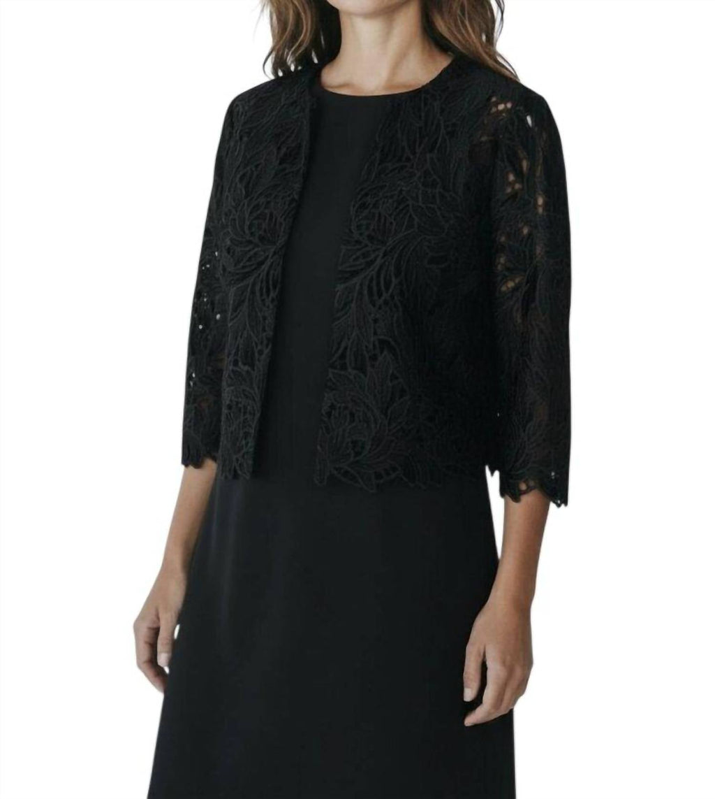Lace Top In Black