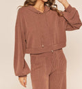 Eloise Hoodie In Chocolate