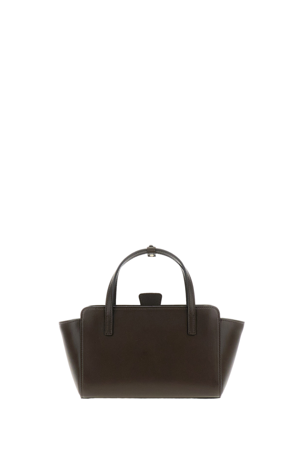 Brown Flap S Leather Crossbody Bag