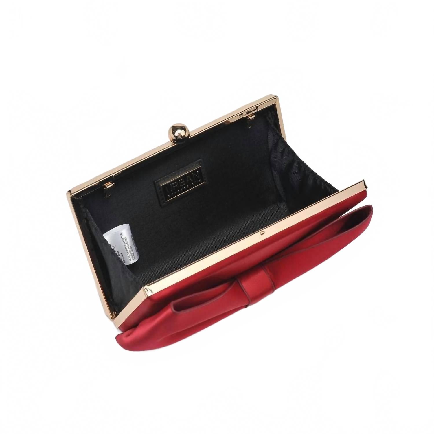 Women's Belle Bow Evening Bag In Red