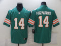 Men's Miami Dolphins Ryan Fitzpatrick #14 Green Game Player Jersey1