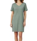 Audrey V-Neck Dress With Pockets In Sage