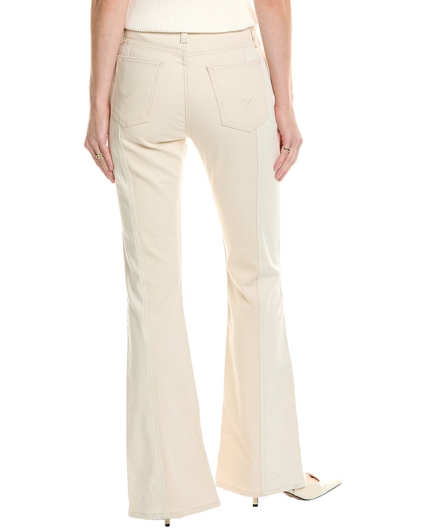 HUDSON Jeans Barbara High-Rise Ecru Colorblock Bootcut Jean