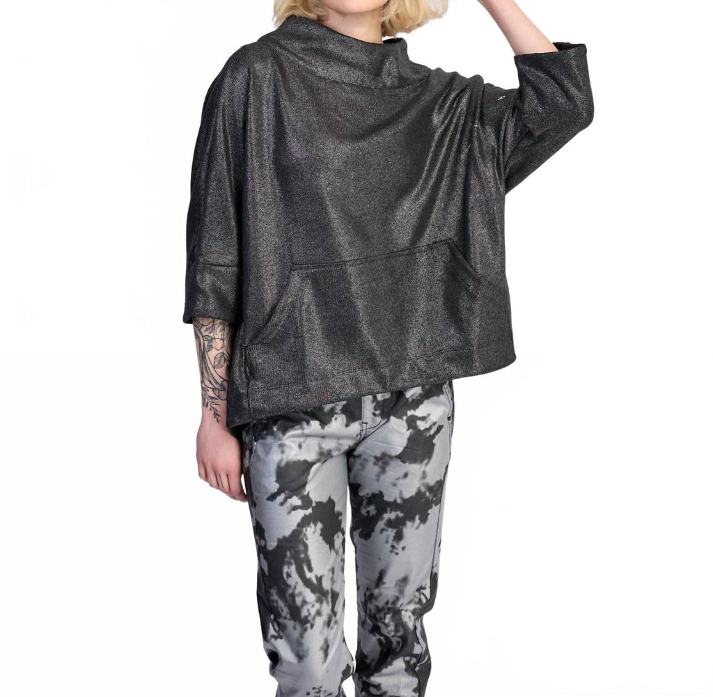 Roxy Pullover Top In Silver