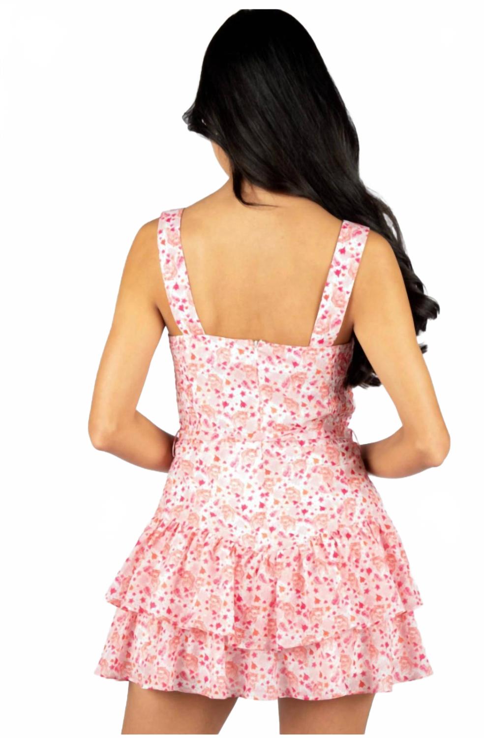 Hailey Romper In Tiger Orchid Love