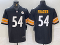 Men's Pittsburgh Steelers Zach Frazier #54 Black Game Jersey1