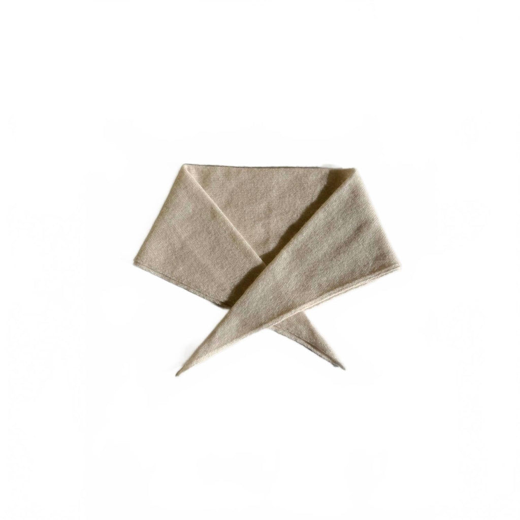 Women's Cashmere Bandana In Oatmeal