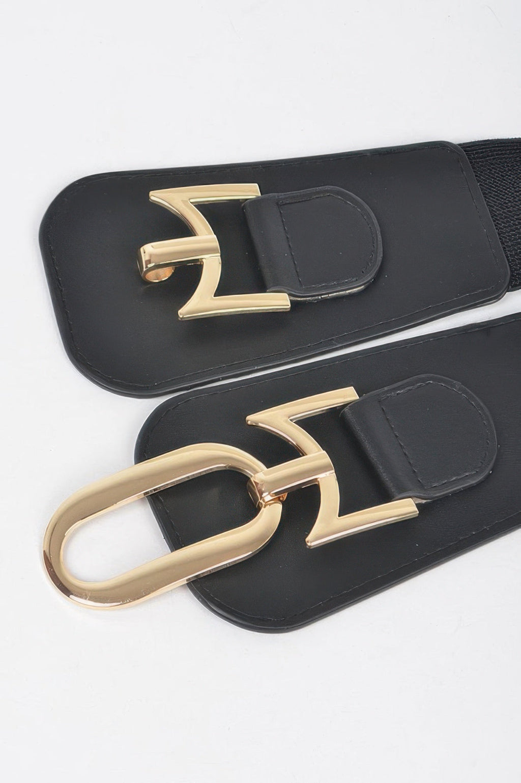Metal Buckle Elastic Belt