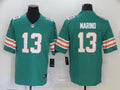 Men's Miami Dolphins Dan Marino #13 Green Game Player Jersey1