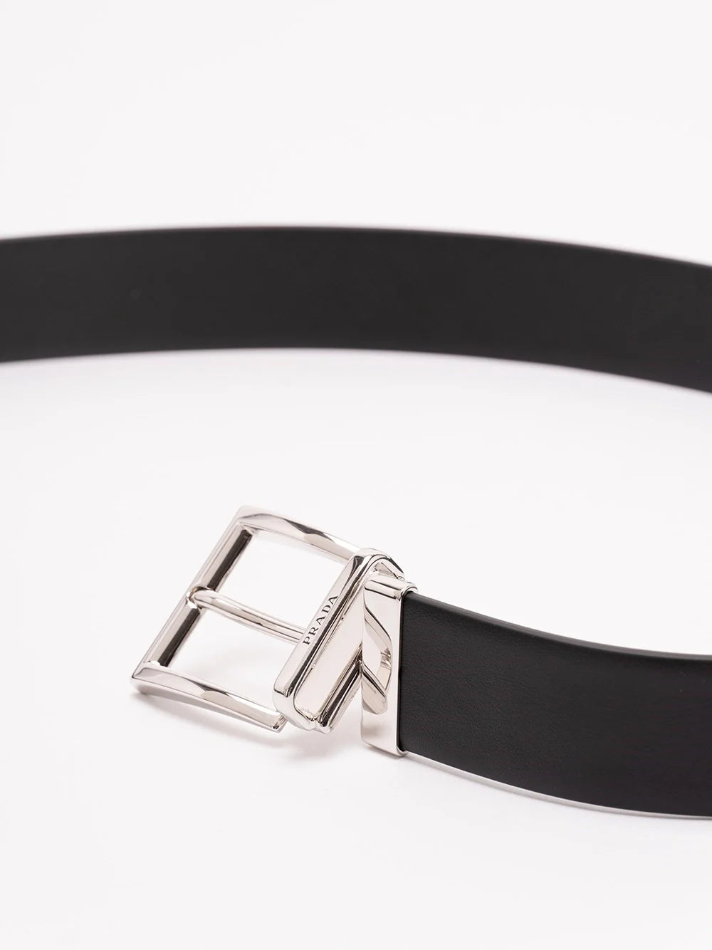 Prada Men Saffiano Leather Reversible Belt