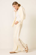 Women's 5 Stripe Wide Leg SweatPants