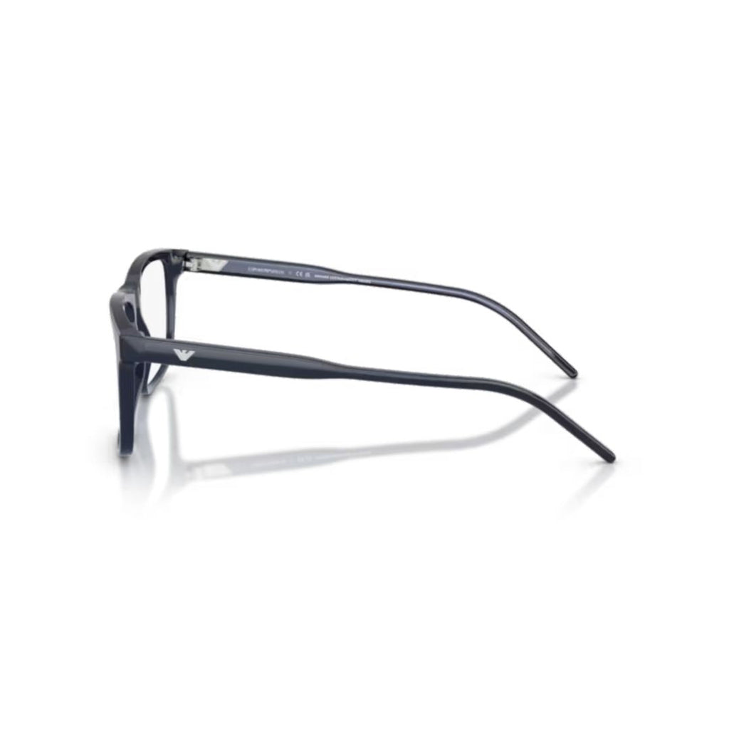 0Ea3257 Rectangular Black Acetate Eyeglasses
