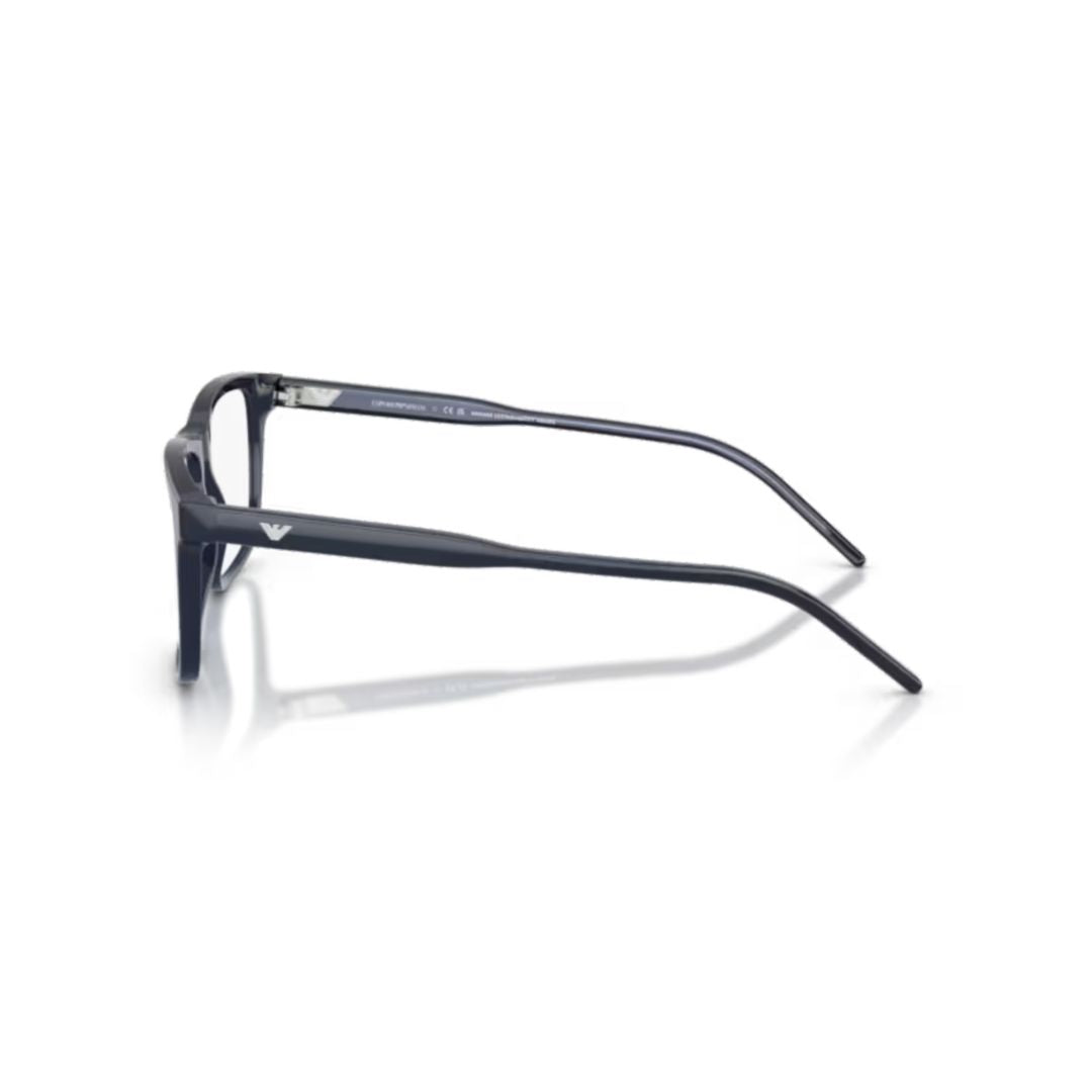 0Ea3257 Rectangular Black Acetate Eyeglasses