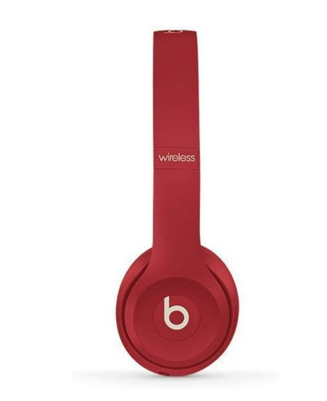 Beats Solo3 Wireless On-Ear Headphones Club Collection – Club Red (Renewed)