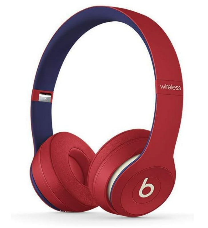 Beats Solo3 Wireless On-Ear Headphones Club Collection – Club Red (Renewed)