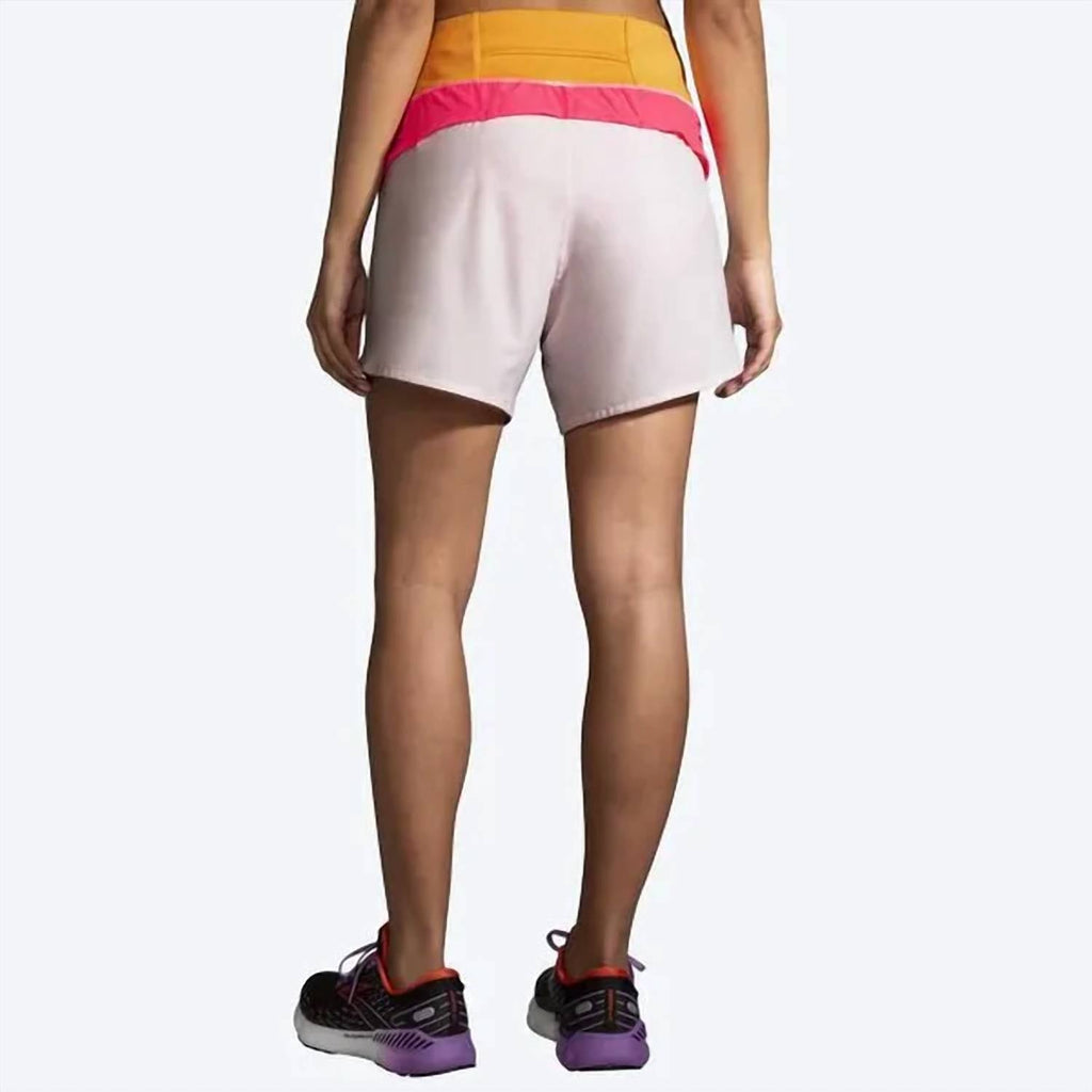 Chaser 5" Shorts In Quartz Hyper Pink Sun Glow
