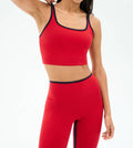 Cait Rigor Bralette In Pirate Red/indigo
