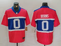 Men's New York Giants Brian Burns #0 Century Red Alternate Player Game Jersey1