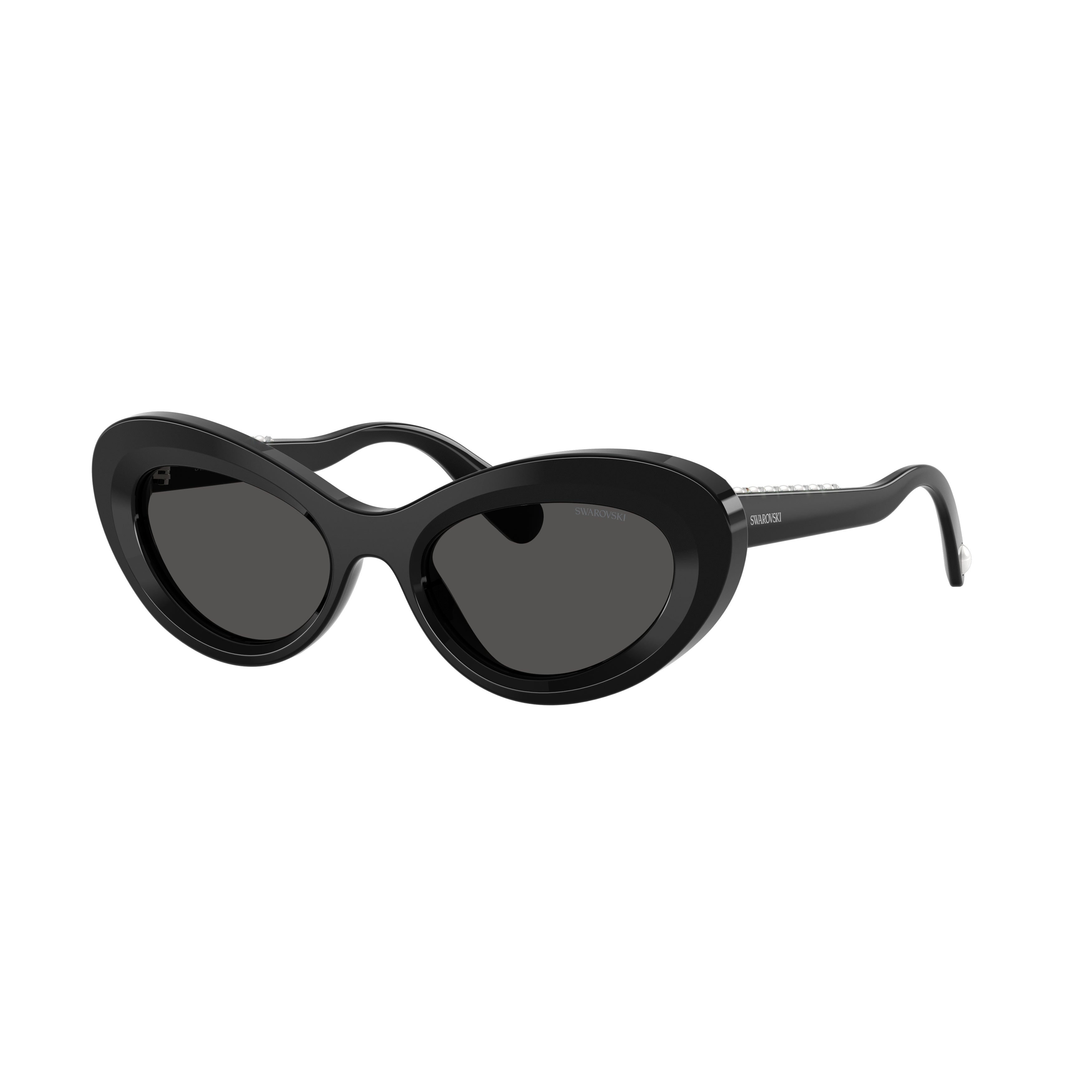 0Sk6061U Cat-Eye Sunglasses with Glossy Black Frame