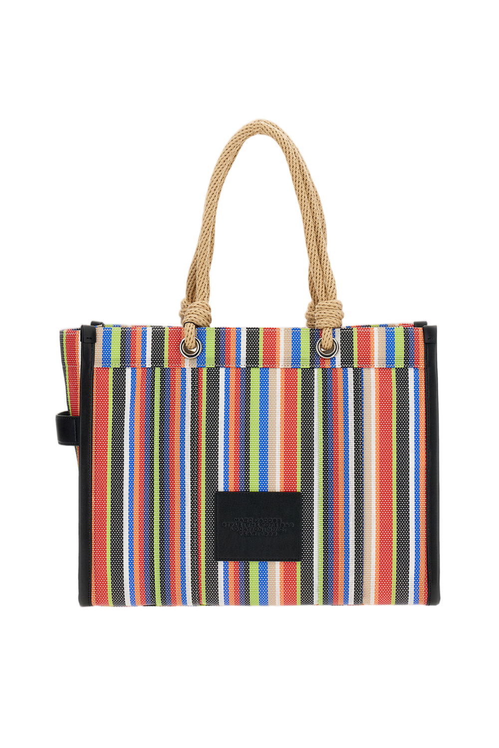 Rainbow Stripe Large Tote Bag