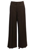 Women's Wide Leg Trouser Pant In Black
