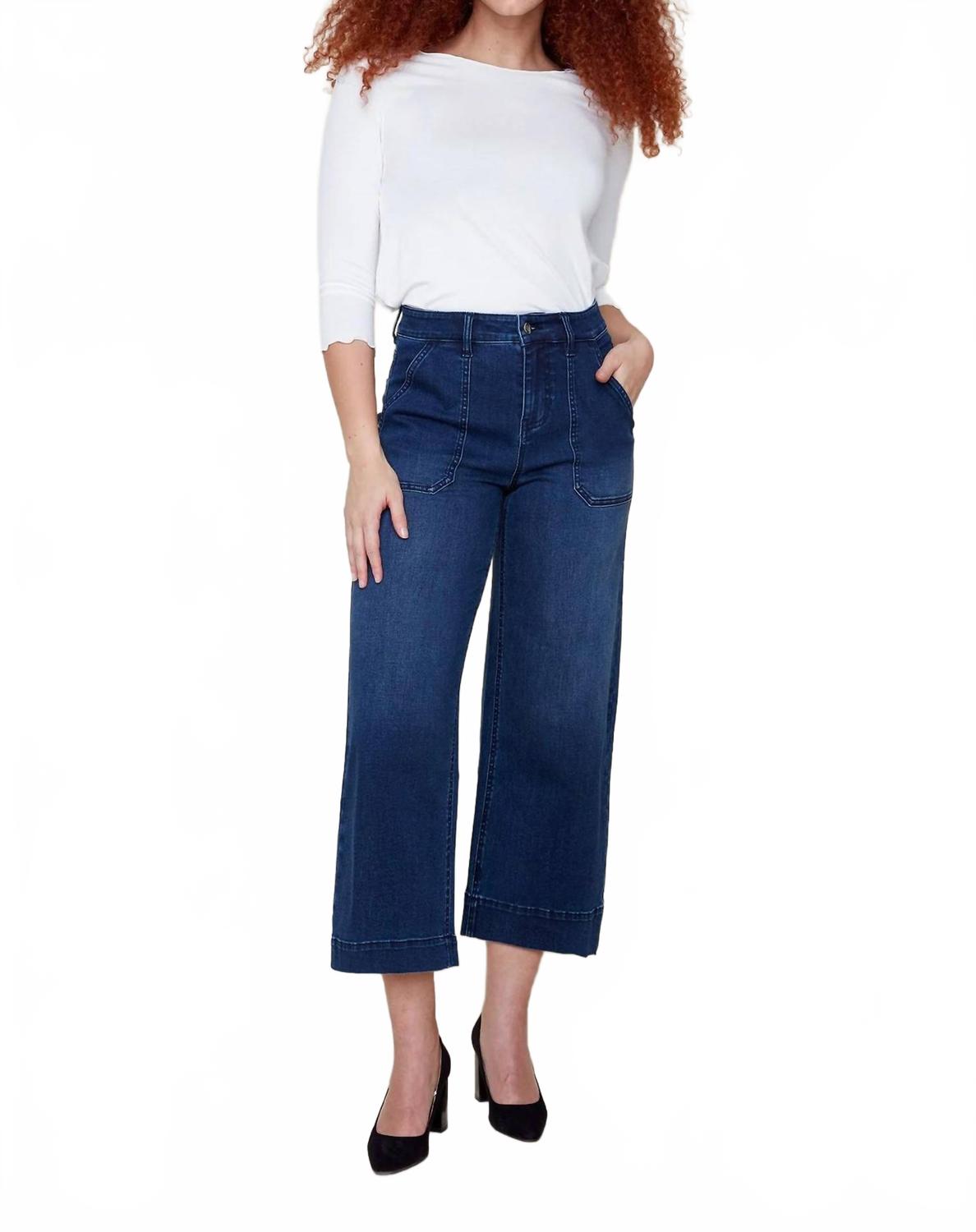 Denim Woven Pant In Indigo