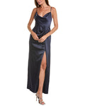 Dessy Collection Cowl Neck Maxi Dress