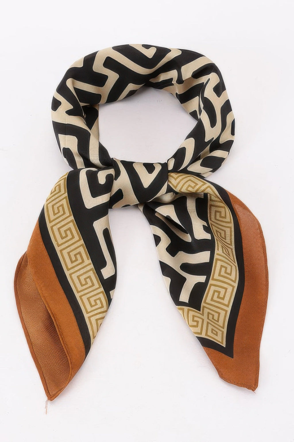 Timeless Geometric Print Bandana for Vintage Charm