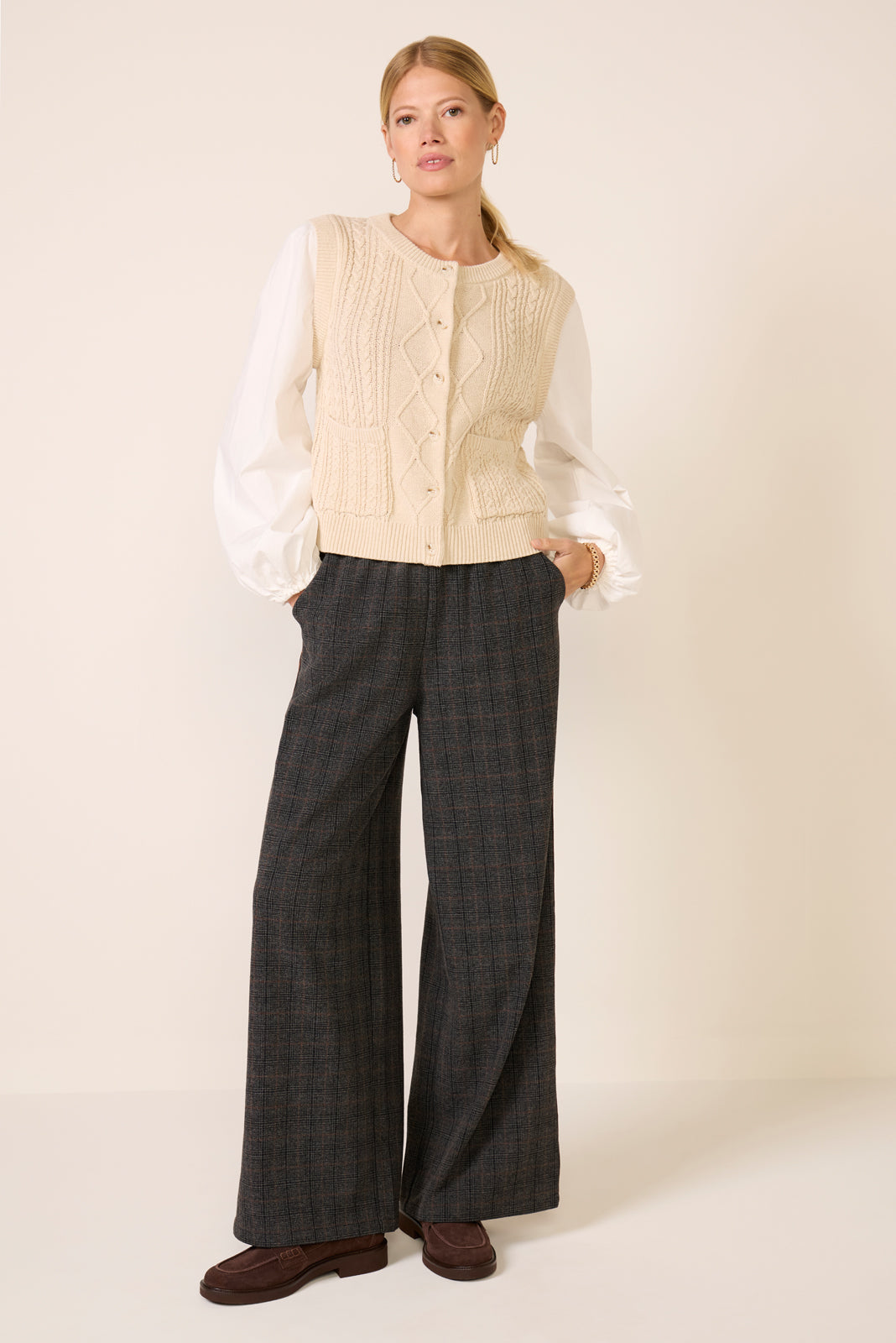Women's Della Crew Twofer Top
