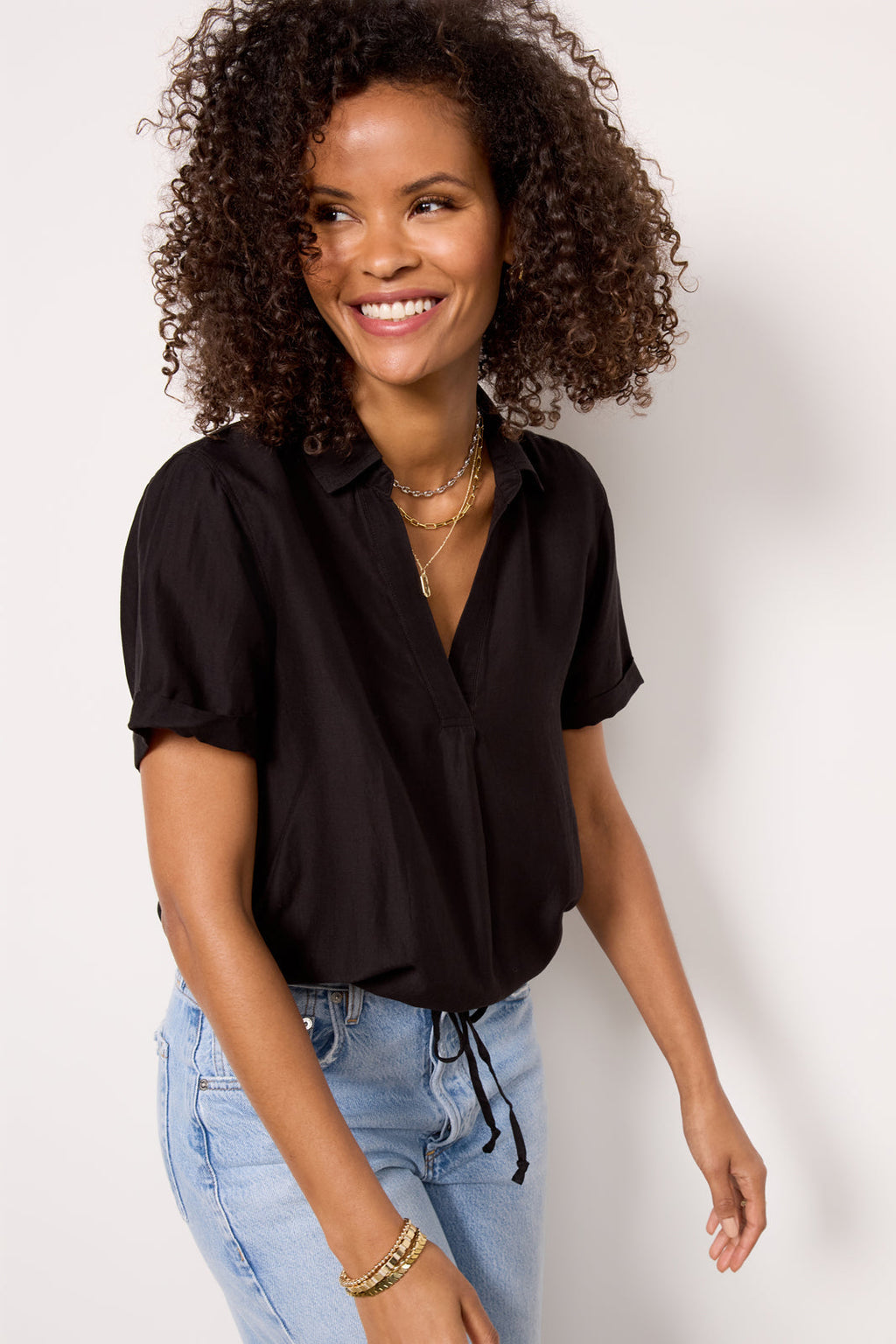 Women's Tie Waist Shirt