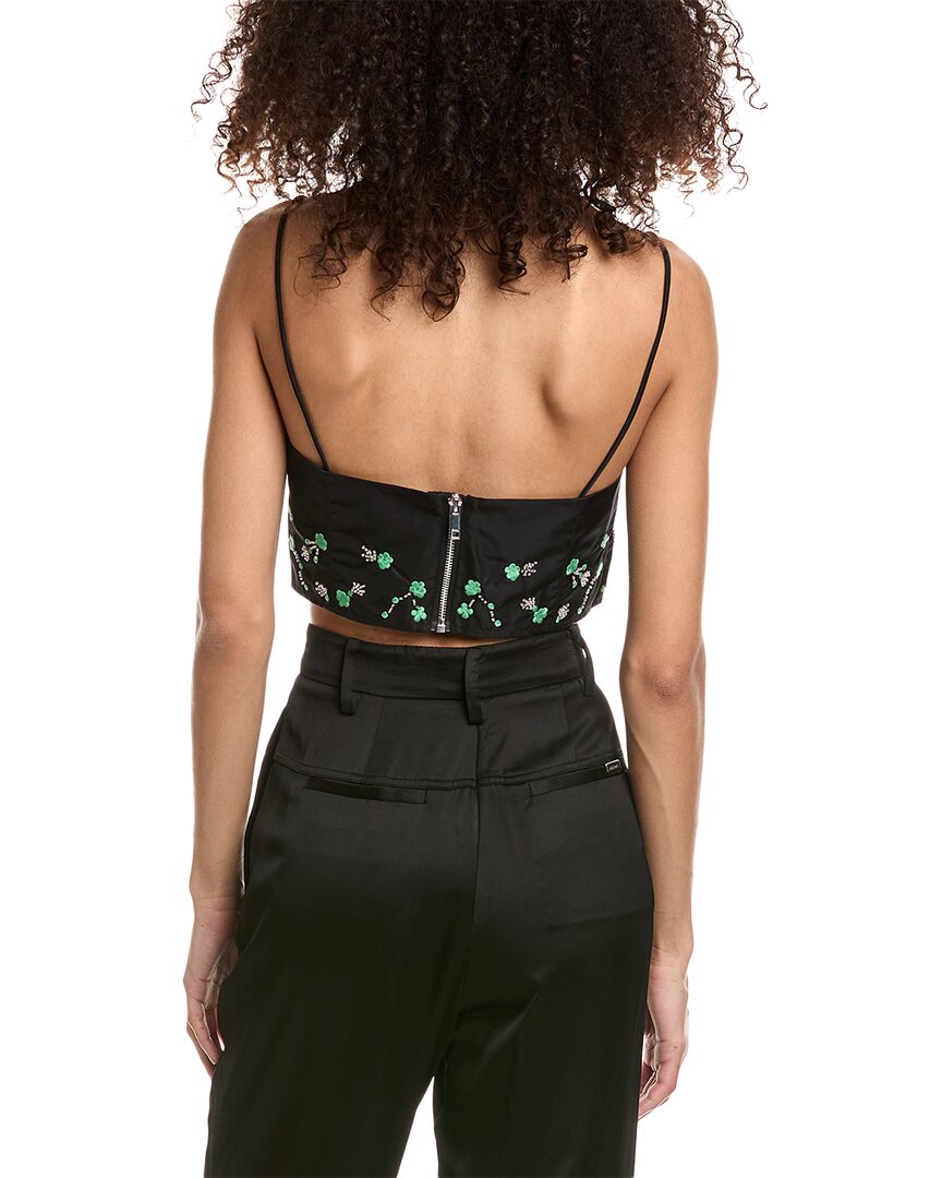 GANNI Embellished Bandeau Top