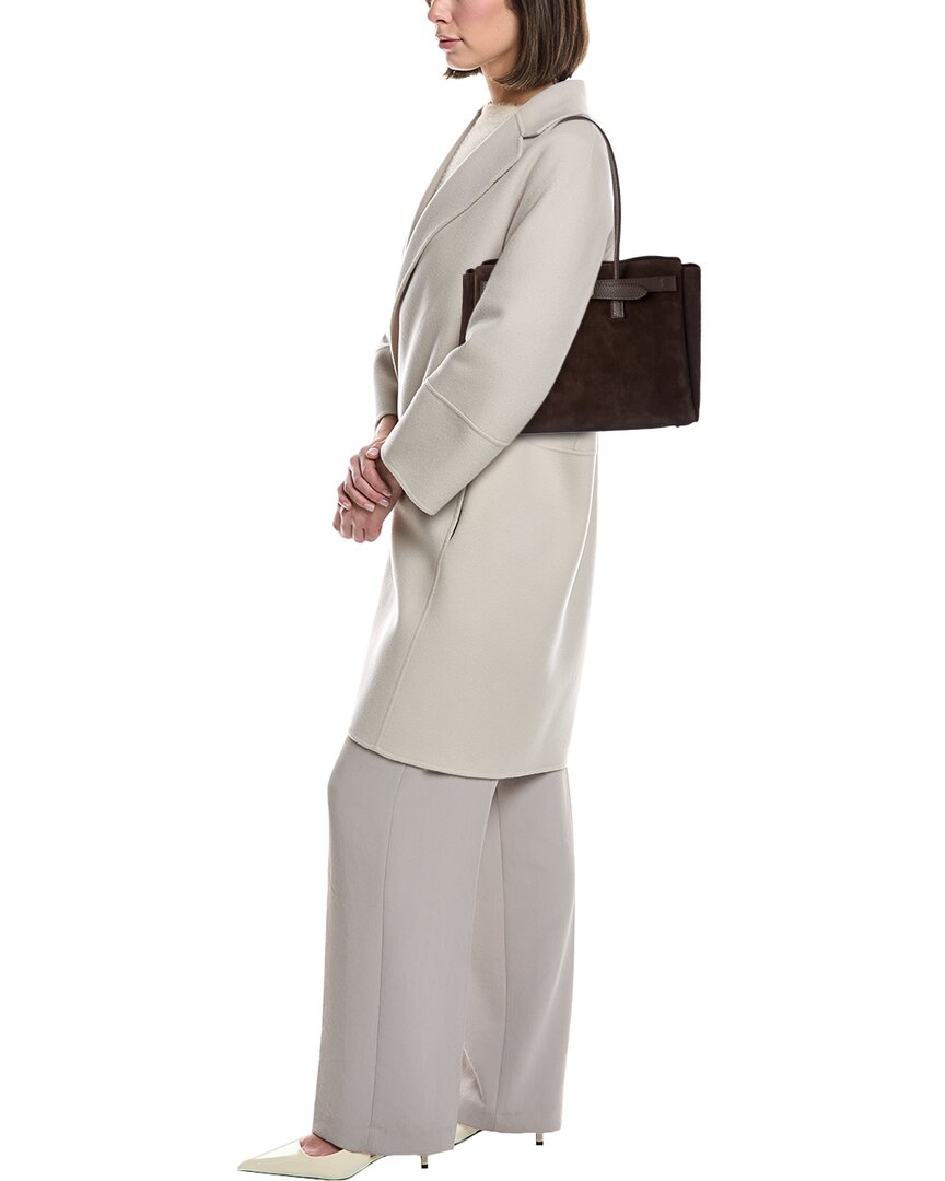Isabella Rossetti Aurelia Suede Handbag