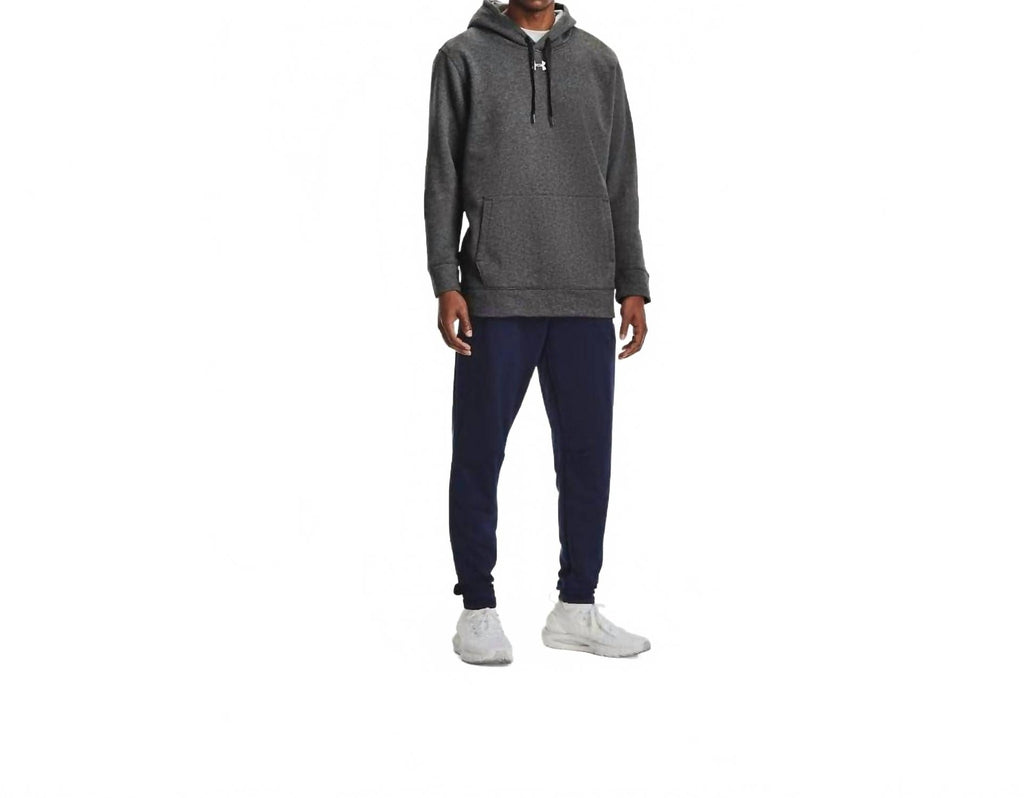 Hustle Fleece Hoody In Carbon Heather