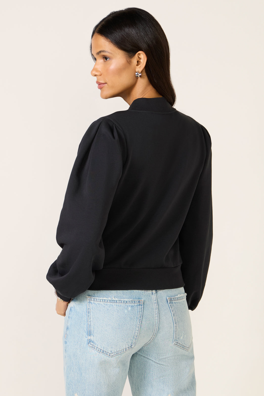 Women's Jaci Puff Zip Up Top