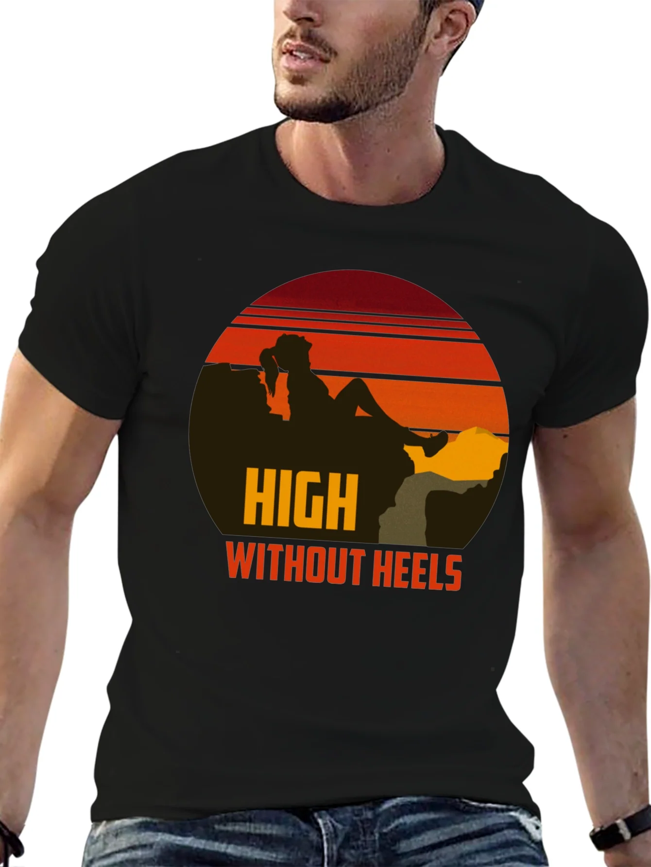 High Without Heels Graphic Tee - Unisex Crew Neck