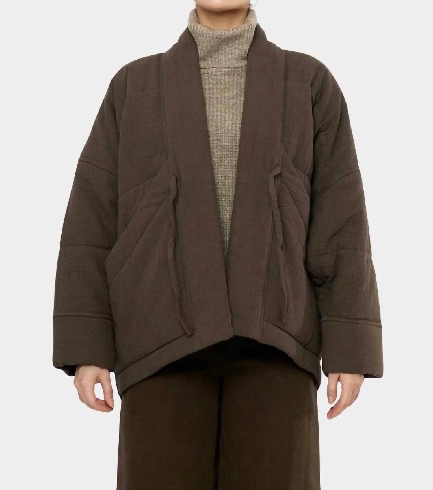 Signature Sumo Puffer In Chalk Brown