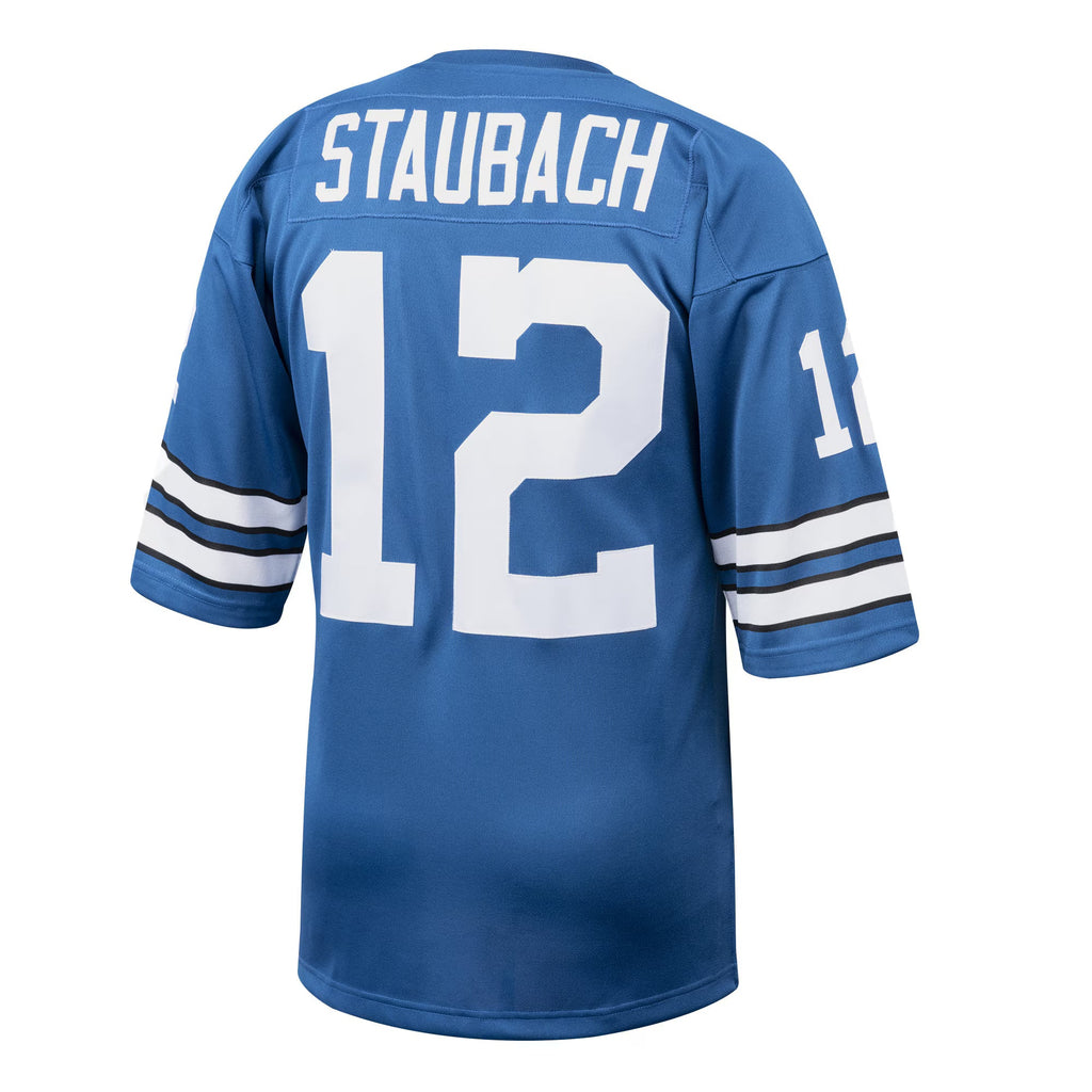 Dallas Cowboys 1971 Roger Staubach Mitchell & Ness Royal Authentic Throwback Retired Player Jersey